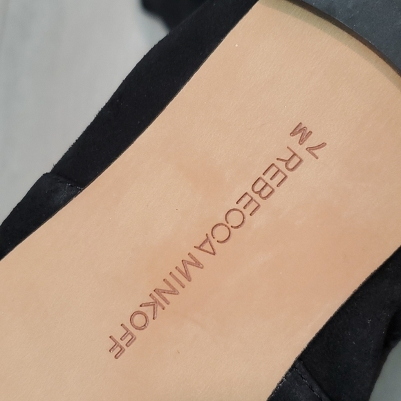 Rebecca Minkoff "Like New"Womens Suede Flats Loafer shoes sz 7M - Picture 9 of 11